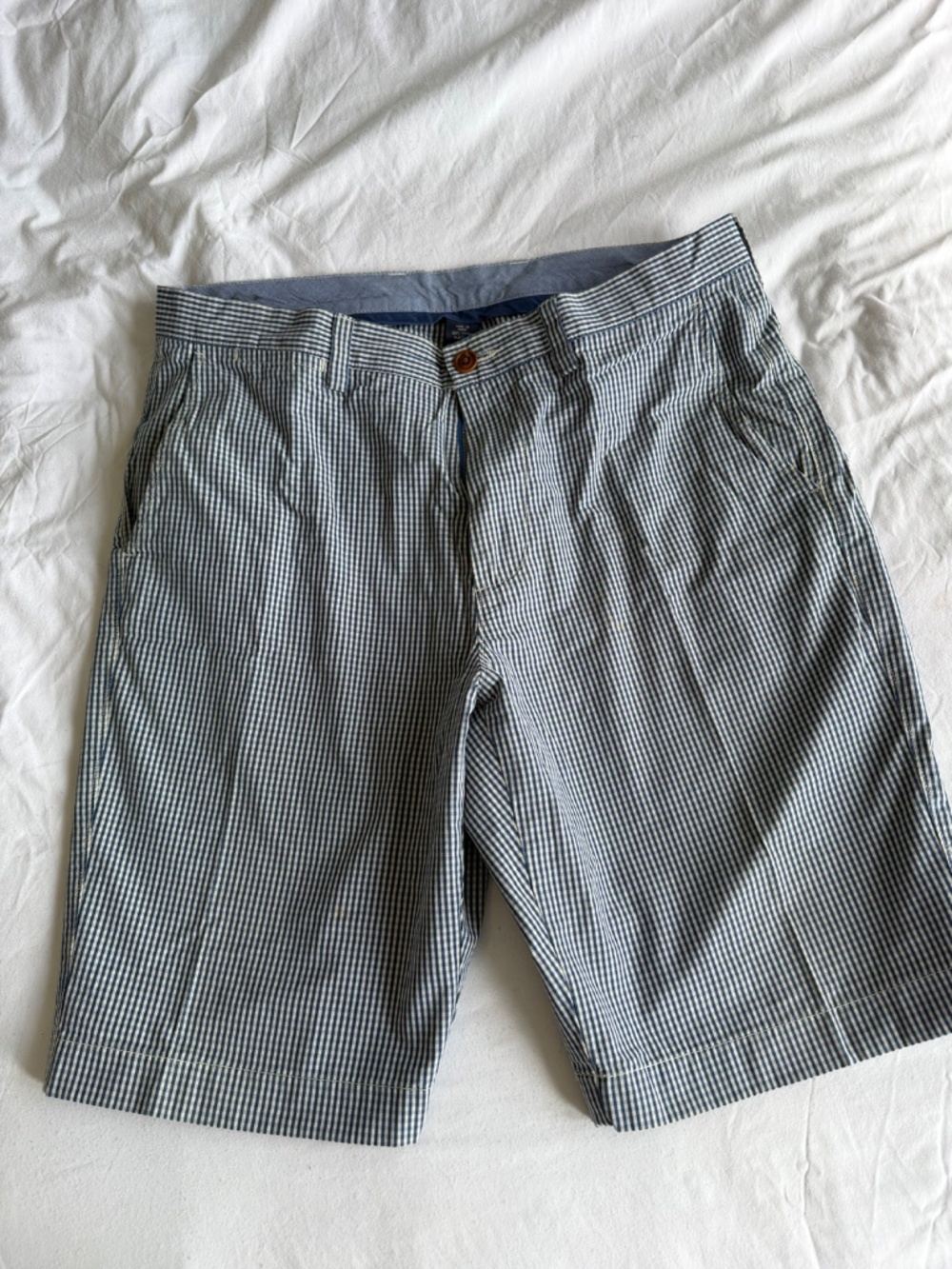 J. Crew chekered Club Shorts. 33W